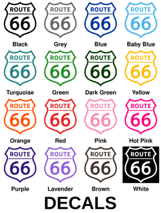 Route 66 Decals